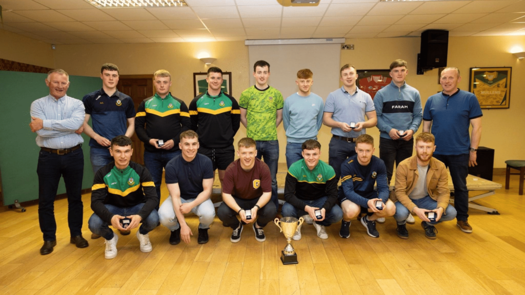 Victorious Championship Winning U21 team of 2019
